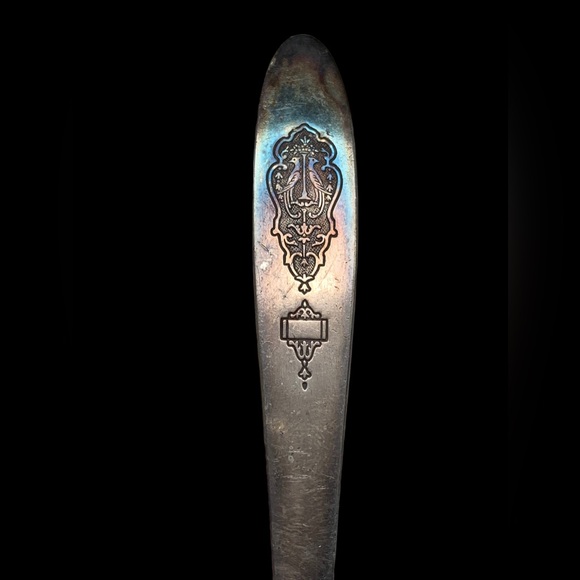 Antique COMMUNITY PLATE Long Iced Tea Spoon Silverware Tableware Kitchen - Picture 5 of 10